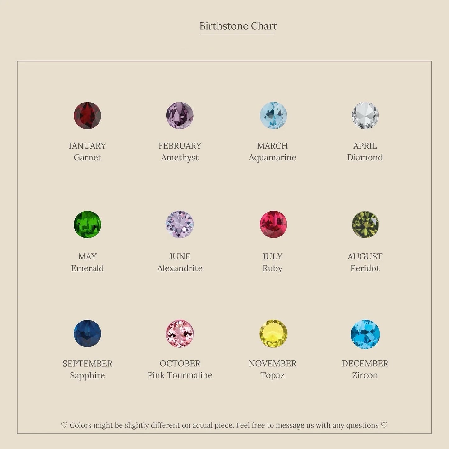 Eternity Birthstone Ring