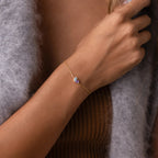Toi et Moi Teardrop Heart Bracelet
