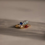 Toi et Moi Infinity Birthstone Ring