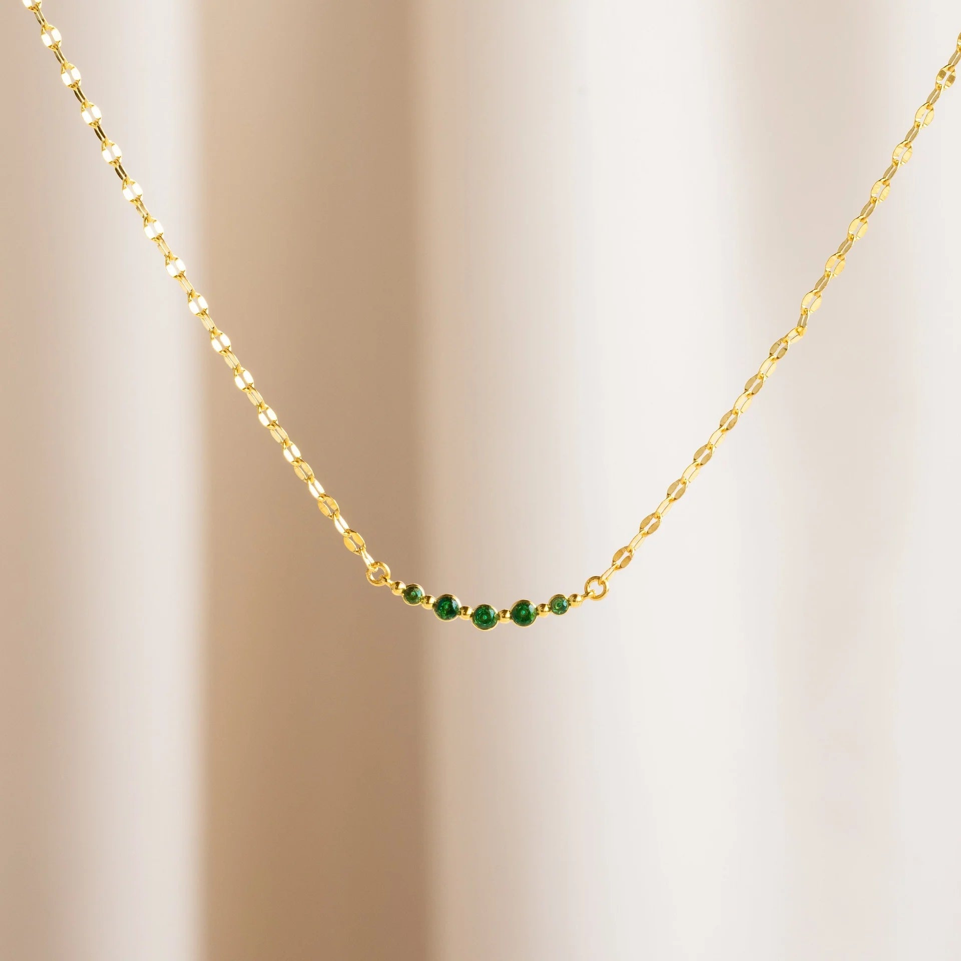 Lace Birthstone Necklace