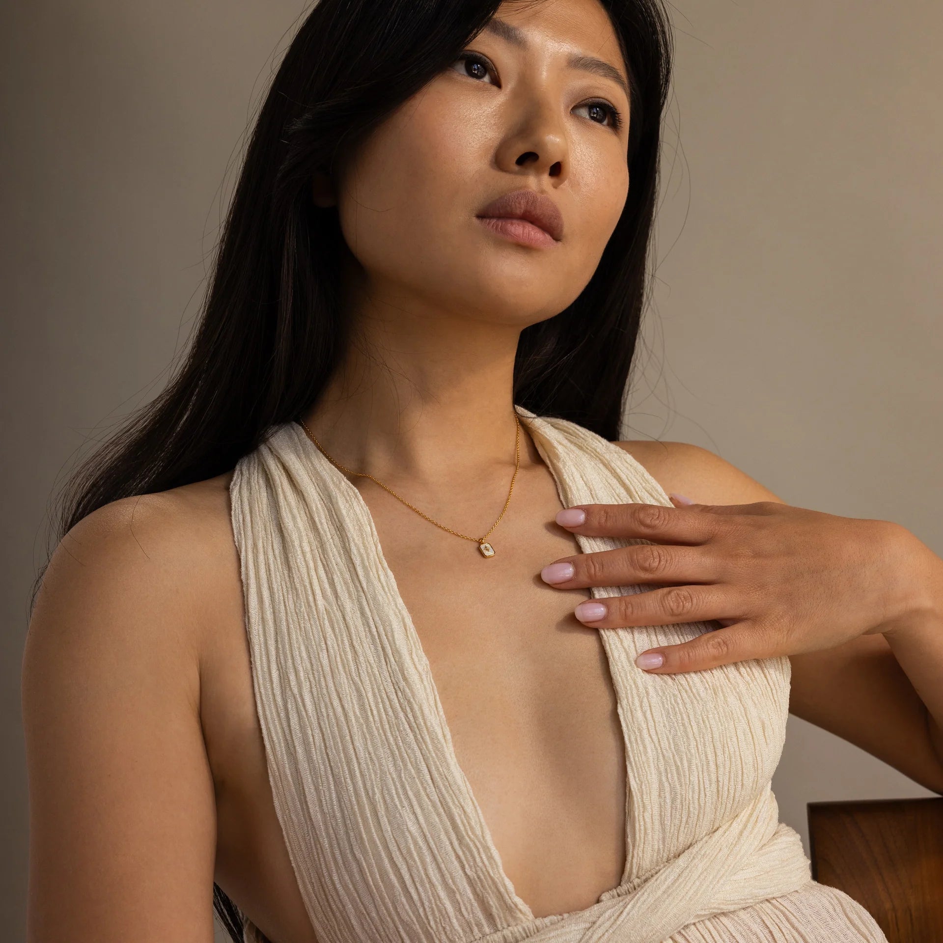 North Star Birthstone Necklace