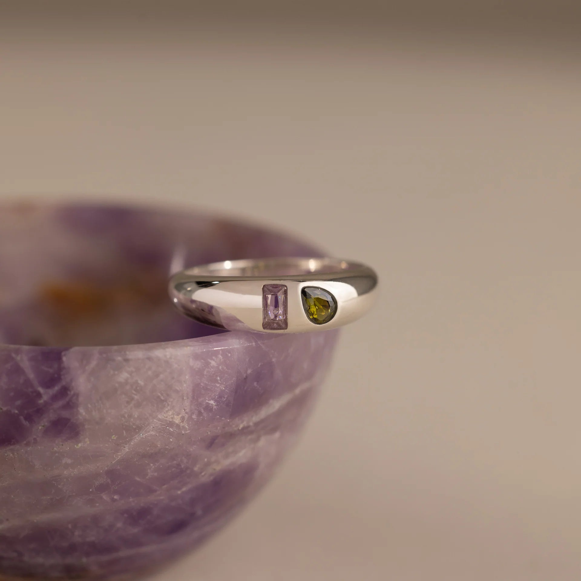 Toi et Moi Dome Ring