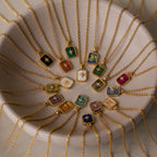 North Star Birthstone Necklace