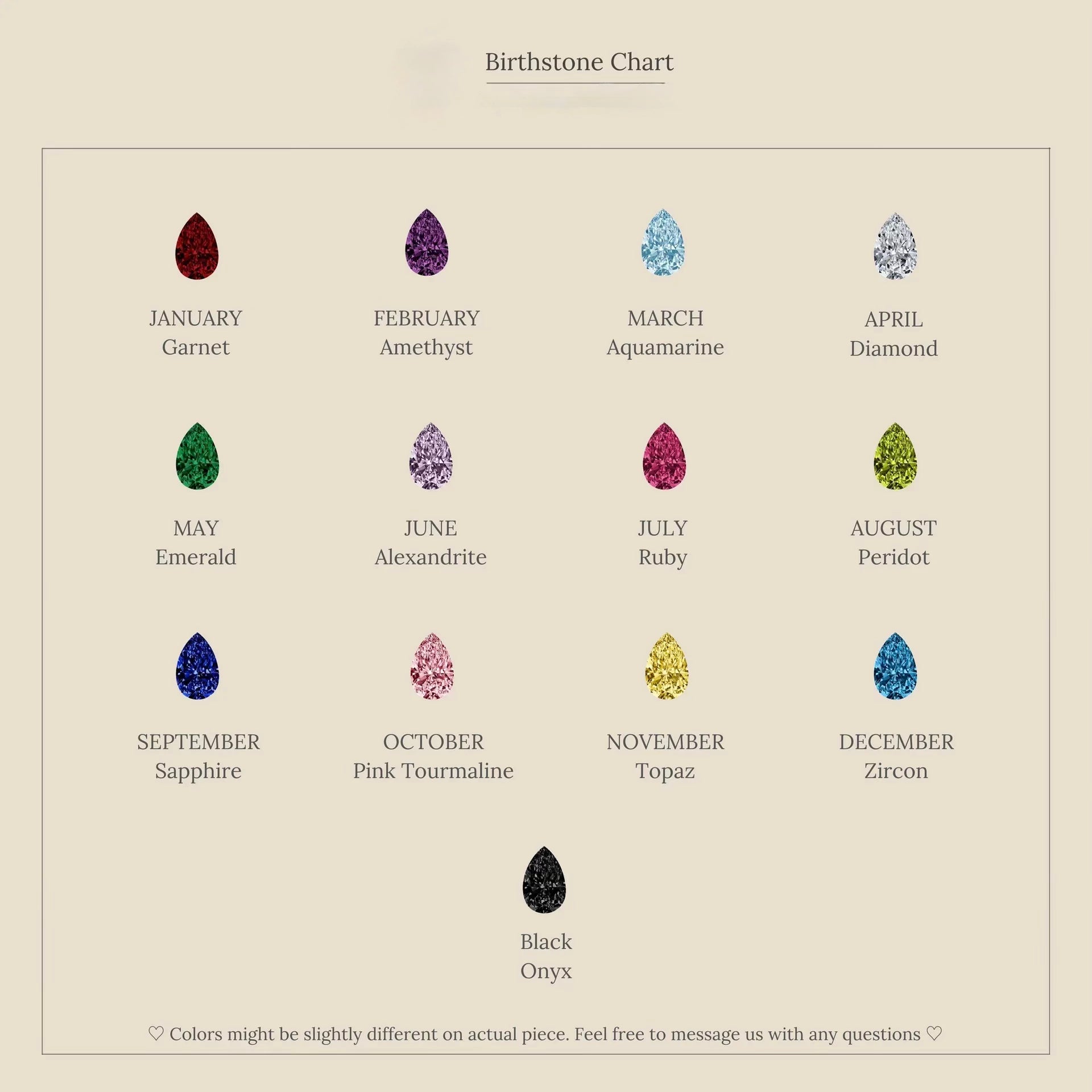 Toi et Moi Teardrop Heart Necklace