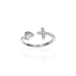 Cross Embrace Ring