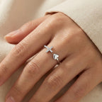 Cross Embrace Ring