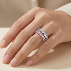 Heart Eternity Zirconia Ring