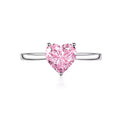 Heart Solitaire Ring