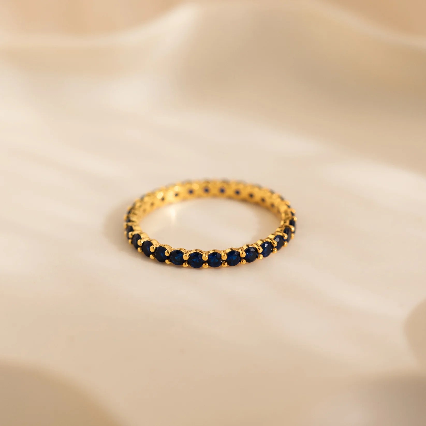 Eternity Tennis Birthstone Ring