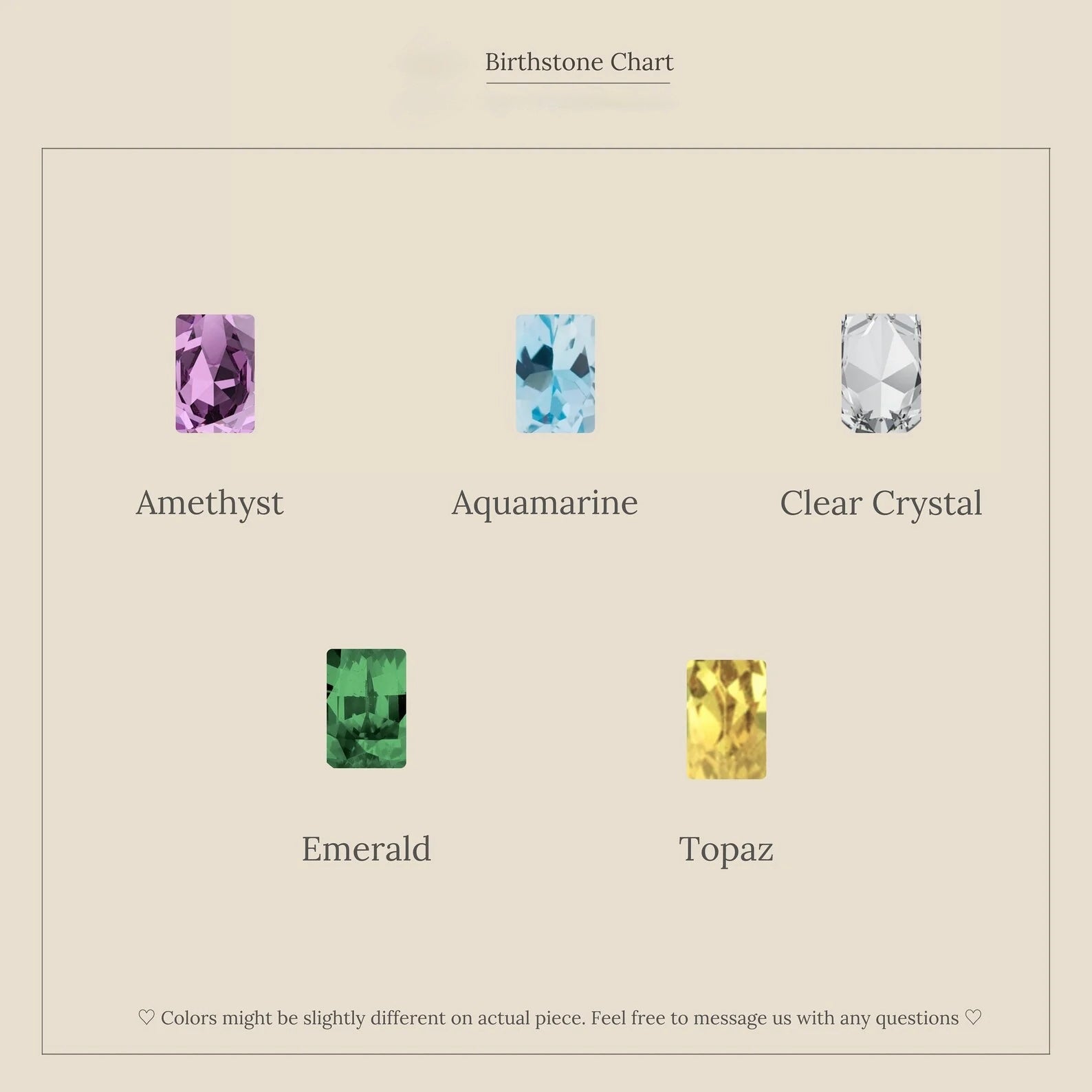 Dangling Gemstone Hoops