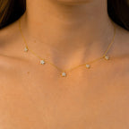 Nanala Diamond Flower Necklace