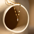 Dainty Marquise Pendant Necklace
