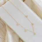 Nanala Diamond Flower Necklace