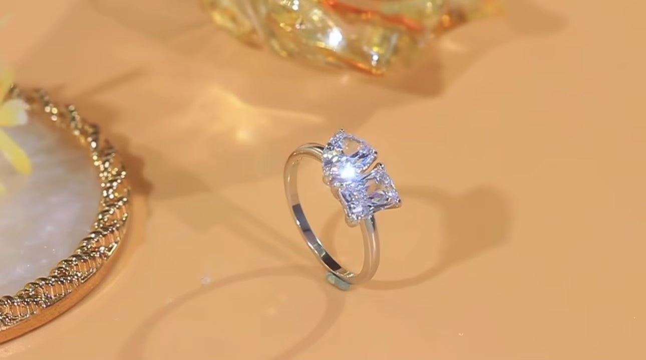 Toi Et Moi Zirconia Ring