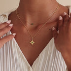 Star Birthstone Necklace
