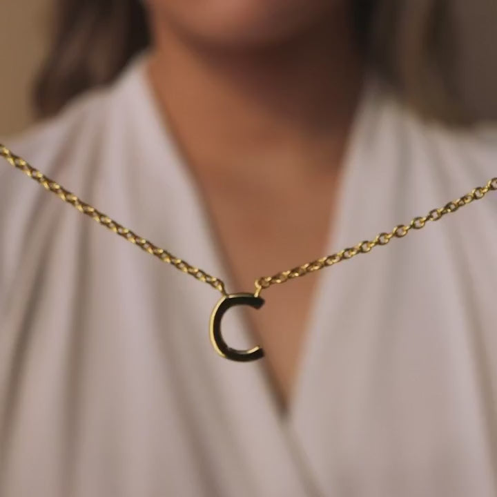 Alice Dainty Initial Necklace