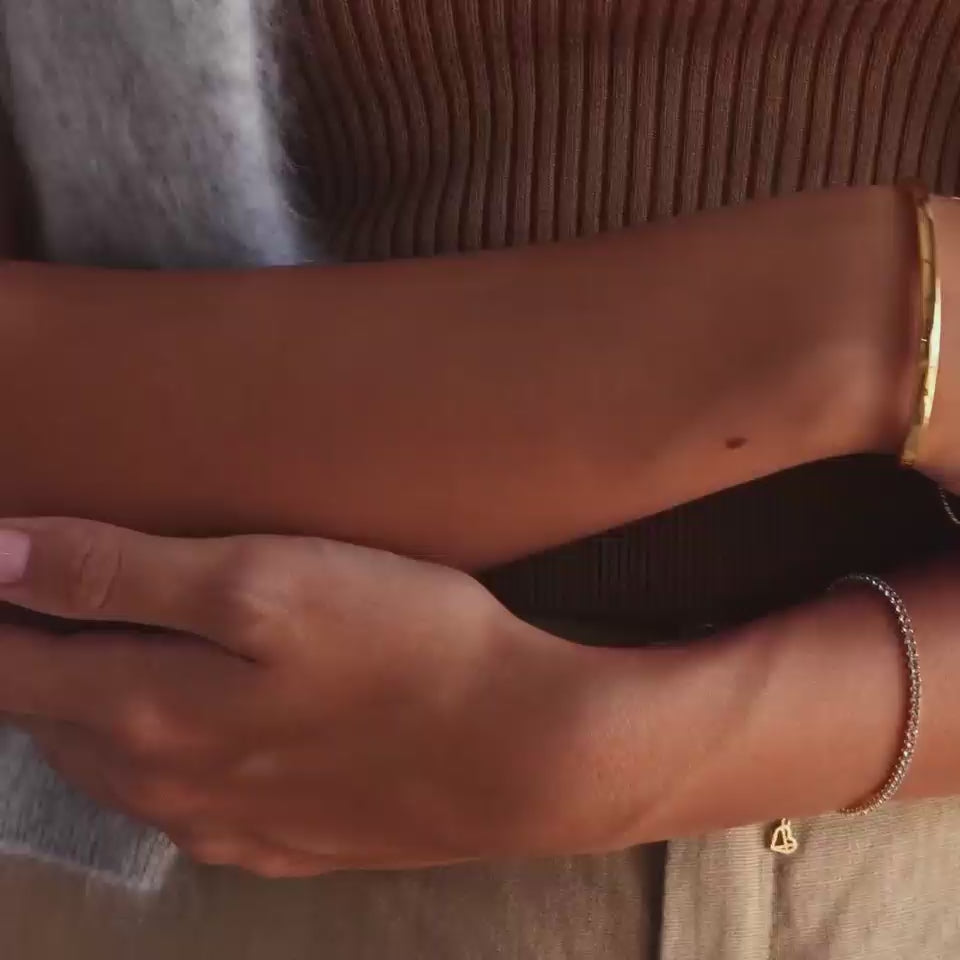 Toi et Moi Teardrop Heart Bracelet