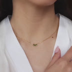 Marquise Birthstone Necklace