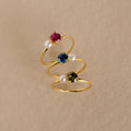 Birthstone & Pearl Ring