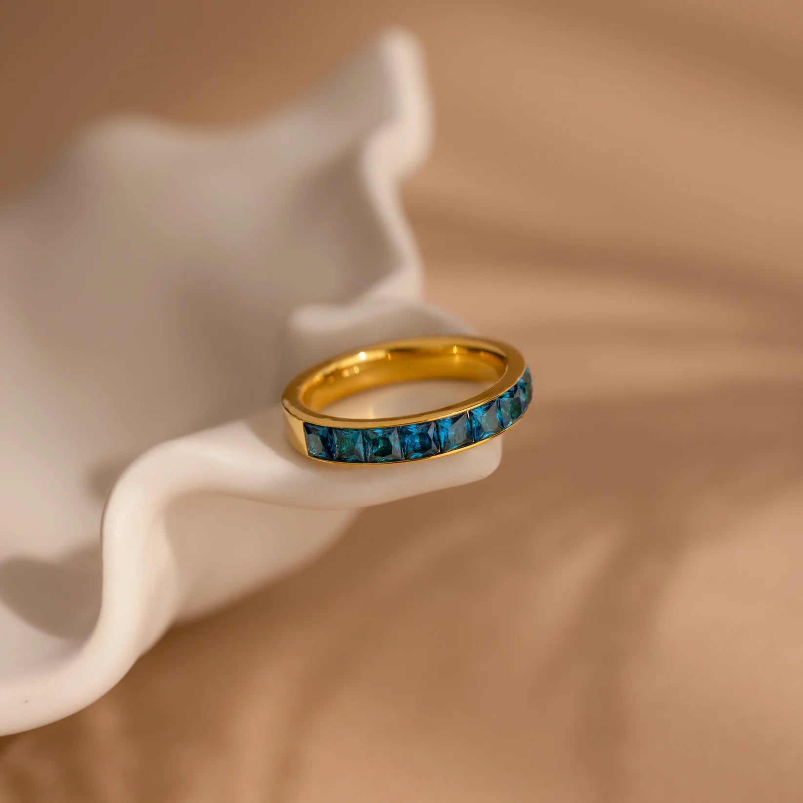 Birthstone Inlay Band