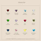 Tiny Heart Birthstone Ring